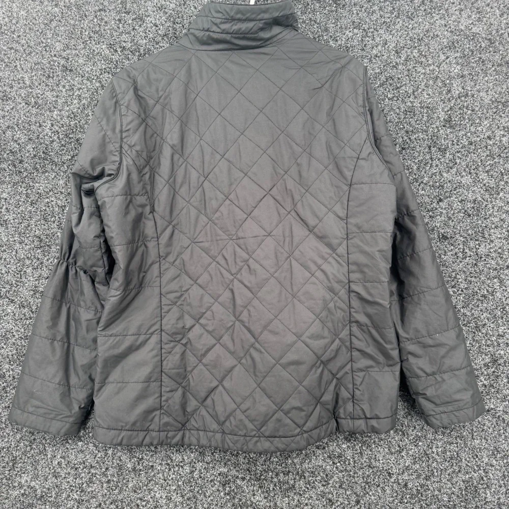 Columbia Mens Black Diamond Quilted Full Zip Insulated Jacket XW0662 Size L